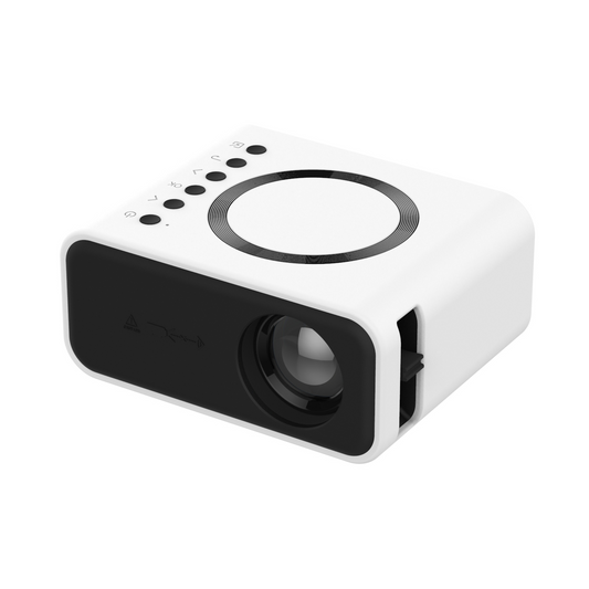 Turn any space into your personal home theater! This Mini Projector (YT300) delivers crisp visuals up to 100 inches, making it perfect for movies, gaming, or presentations on the go. Despite its compact size, it supports 1080P resolution, ensuring vibrant colors and sharp details. With wireless smartphone sync and USB connectivity, streaming your favorite content is effortless. The long-lasting LED light source provides up to 30,000 hours of use, while the built-in speaker enhances your viewing experience. 
